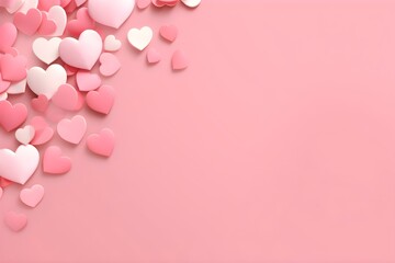 ハートの背景素材　with generative ai