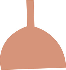 Pottery shape abstract vector element