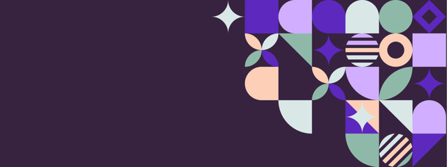 Vector abstract graphic presentation design mosaic pattern wallpaper background web template.