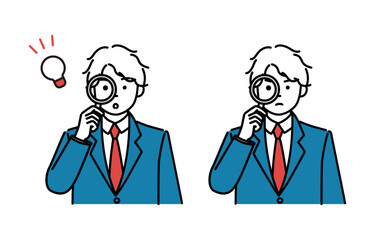 business man and person