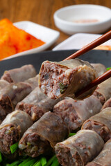 Korean traditional food soondae