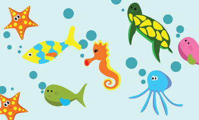 Animal Vector Background 