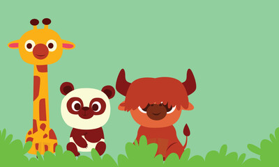 Animal Vector Background 