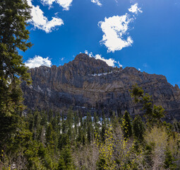 The Face of Cathedral Rock From The Cathedral Rock Trail, Spring Mountains National Recreation Area, Nevada, USA