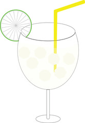 a glass of lemon juice