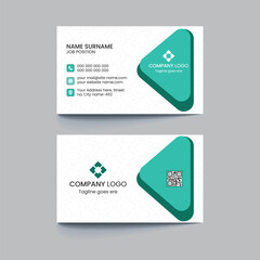 modern and clean professional business card