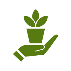 Agriculture and tree planting logo design.