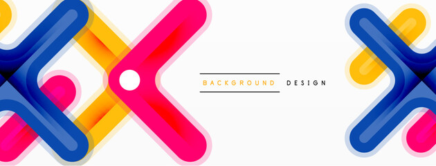 Minimal geometric background cross line. Design for wallpaper, banner, background, landing page, wall art, invitation, prints, posters