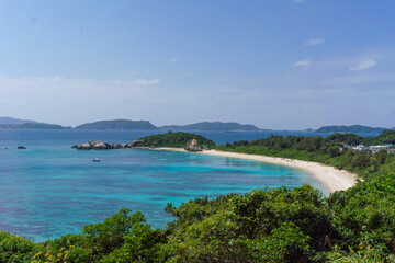 Fototapeta na wymiar Aharen in Tokashiki island of Okinawa