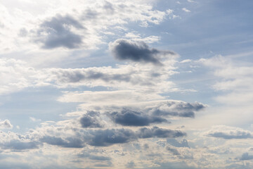 Obraz premium blue sky background with clouds in summer thailand 