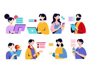 business people icons