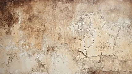 Printed roller blinds Old dirty textured wall Vintage Concrete Wall with Light Brown Tonal Paint and Plaster
