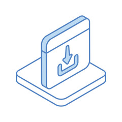 Cd Icon, vector stock illustration.