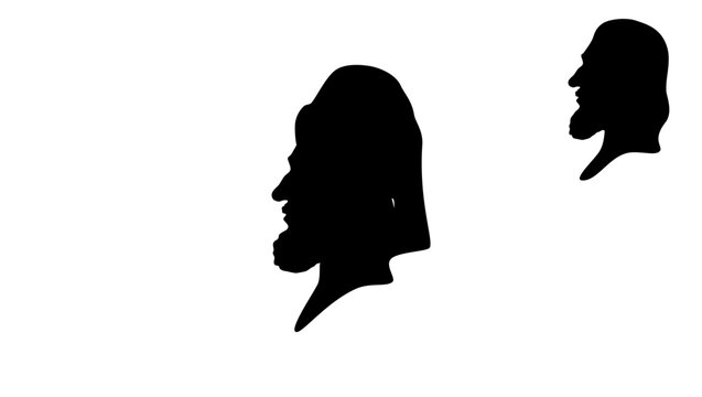 William Caxton silhouette