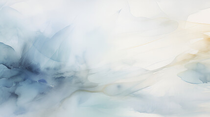 blue abstract watercolor hand painted background imge | Generative AI