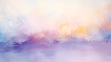 purple abstract watercolor hand painted background imge | Generative AI