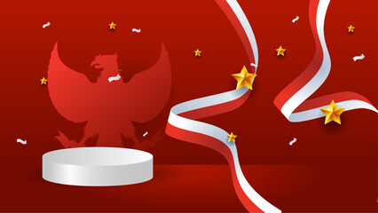 Vector abstract red wavy business style background