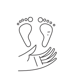 hand drawn doodle foot care illustration vector isolated