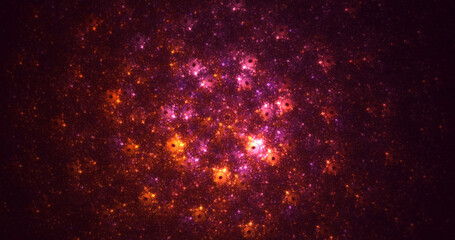 3D rendering abstract round light background