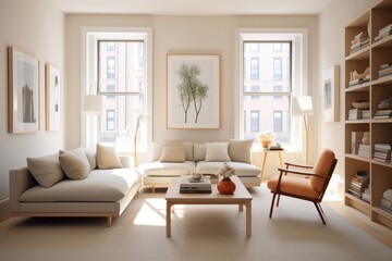 Fototapeta premium Modern interior. Genereative AI