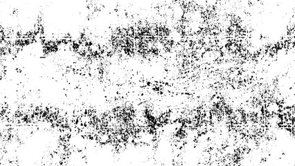 Black blobs isolated on white. Ink splash. Brushes droplets. Grainy texture background. Digitally generated image.