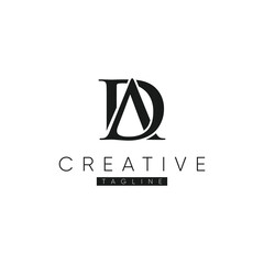 Simple Lettering Logo Alfabet © Nas