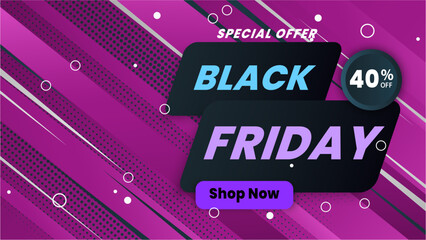 Black Friday sale, shopping poster. Design template for advertising shopping, flyer, closeout on thanksgiving.