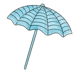 Any brightly colored umbrella can be used in the sun and rain