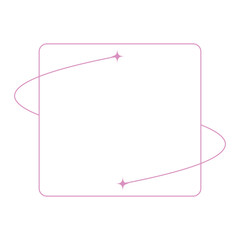 Minimalist Monoline Aesthetic Frame