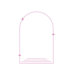 Minimalist Monoline Aesthetic Frame