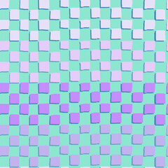 Seamless large checkered repeating pattern for wrapping paper, surface design and other design projects in futuristic aesthetics and retro futurism