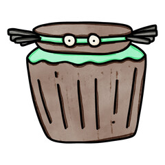 Halloween cupcake idea