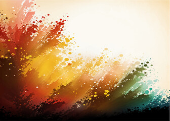Colorful Natural brush background design