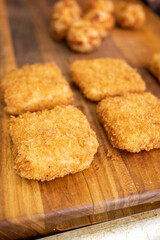 bolas de arroz frito con queso koreano