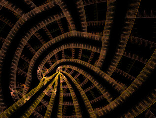 Imaginatory fractal abstract background Image