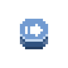 this is button icon in pixel art with simple color and white background this item good for presentations,stickers, icons, t shirt design,game asset,logo and your project.