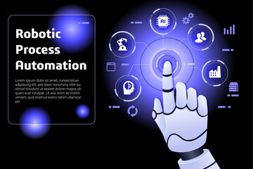 Robotic Process Automation Illustration