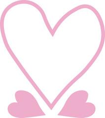 Love cute hand draw vector element