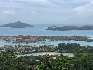 View of the capital of the Seychelles Victoria