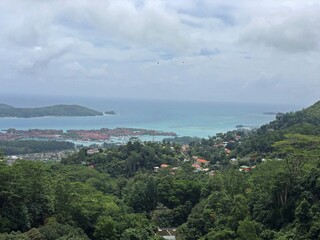 View of the capital of the Seychelles Victoria