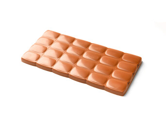 ?hocolate bar isolated on white background.