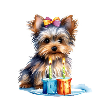 Happy Dog Birthday Clipart