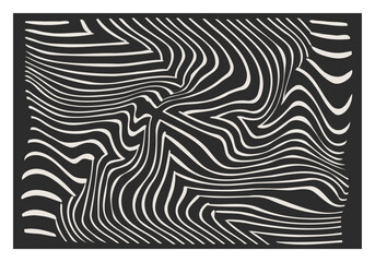 Minimal 20s geometric design poster, vector template with primitive shapes