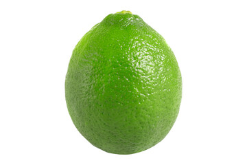 Lime on an isolated white background.