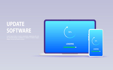 Software update. Download and install the new version for laptop and smartphone.