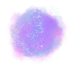 Abstract Purple Watercolor Art Illustration