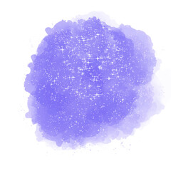 Abstract Purple Watercolor Art Illustration