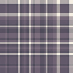 Check tartan background of fabric texture textile with a vector seamless plaid pattern.