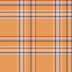 Plaid fabric background of textile texture check with a tartan pattern seamless vector.
