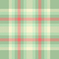 Vector textile pattern of fabric check tartan with a background plaid seamless texture.